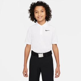 Nike "Dri-FIT Victory Big Kids Polo'" K - White Low Bulk Design Energy Wear
