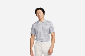 Nike "Dri-FIT Victory Ripple Polo" M - Cool Grey Hygroscopic Yarn Lightweight Thermal Fabric