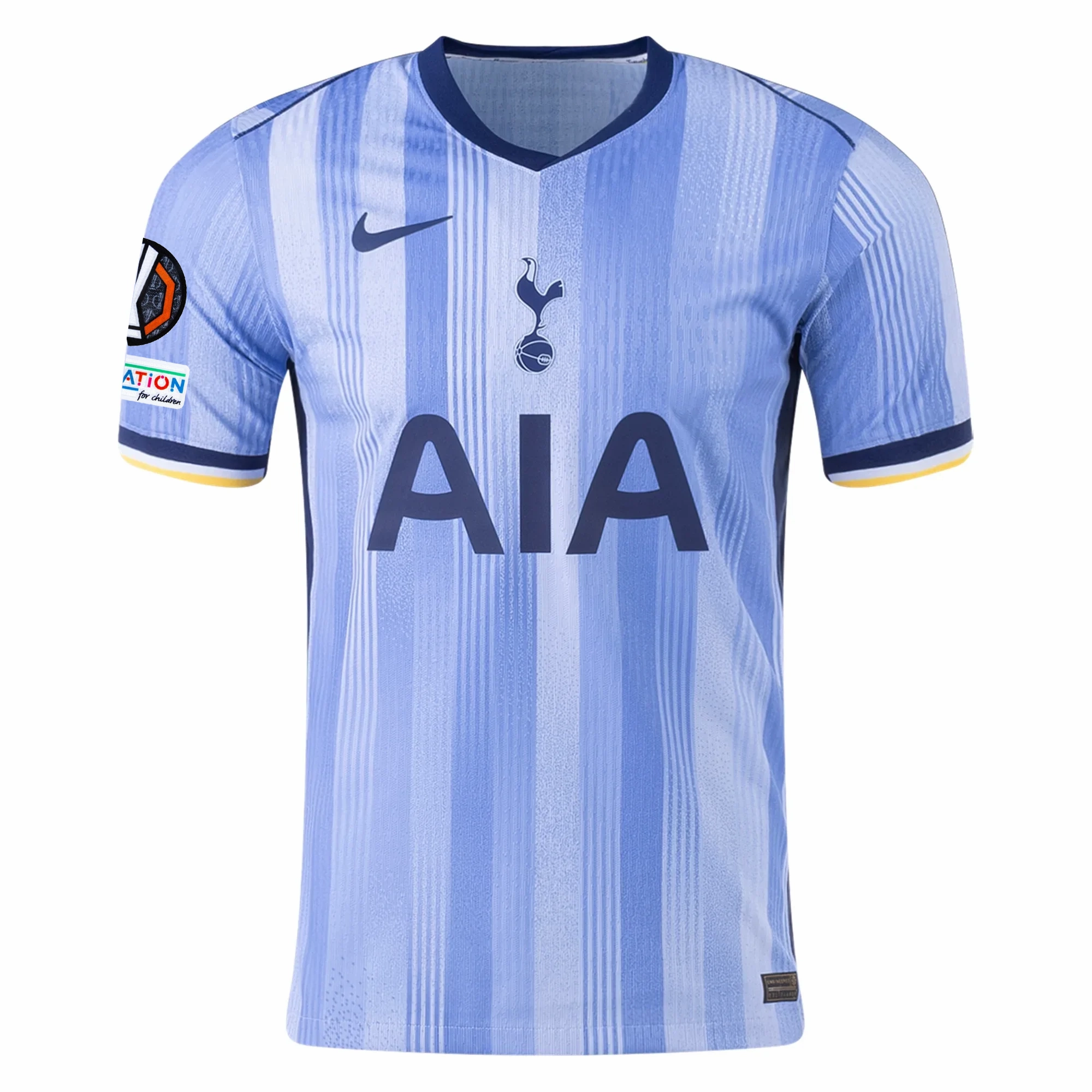 Wrinkle Resistant Finish Nike Tottenham Authentic Away Jersey w/ Europa League Patches 24/25 (Cobalt Bliss/Binary Blue)