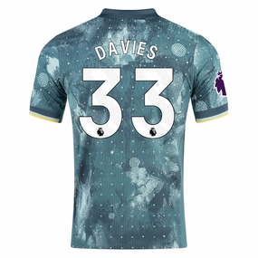Nike Tottenham Ben Davies Third Jersey w/ EPL Patch 24/25 (Enamel Green/Bicoastal) Smooth Coverage Eco Friendly Blend