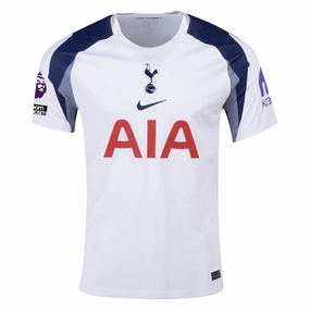 Interlock Knit Structure Comfortable fit Nike Tottenham Hotspurs Home Jersey w/ EPL   No Room For Racism Patch 25/26 (White/Iron/Binary Blue)