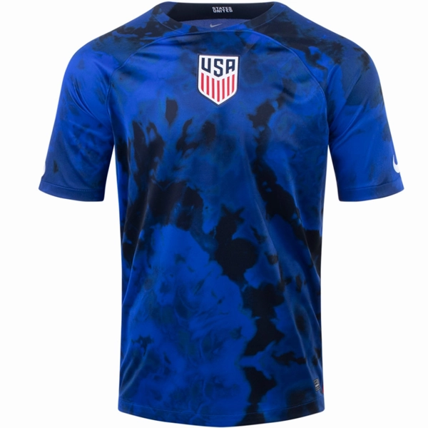 Nike United States Away Jersey 22/23 (Bright Blue/White) Air Optimized