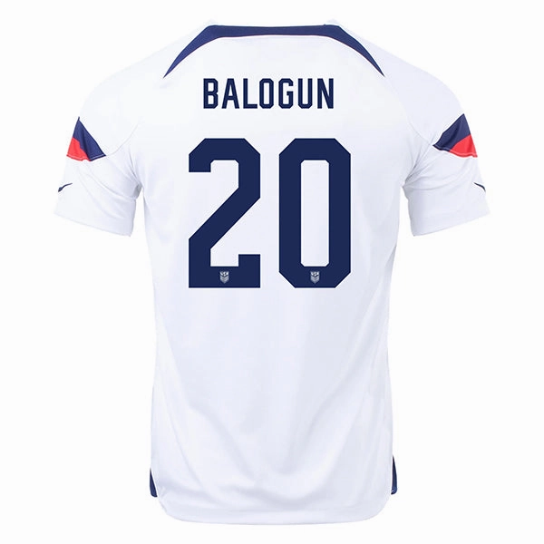 Nike United States Balogun Home Jersey 22/23 (White/Loyal Blue) Any Season Smart Wear