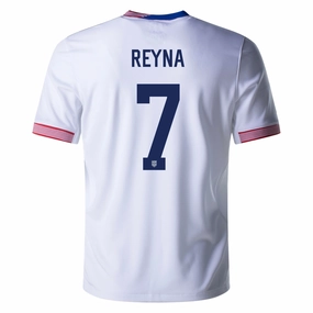 Eco Friendly Dye Outdoor Essentials Nike United States Gio Reyna Home Jersey 24/25 (White)