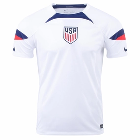 Enhanced Durability Reinforcement Nike United States Home Jersey 22/23 (White/Loyal Blue)