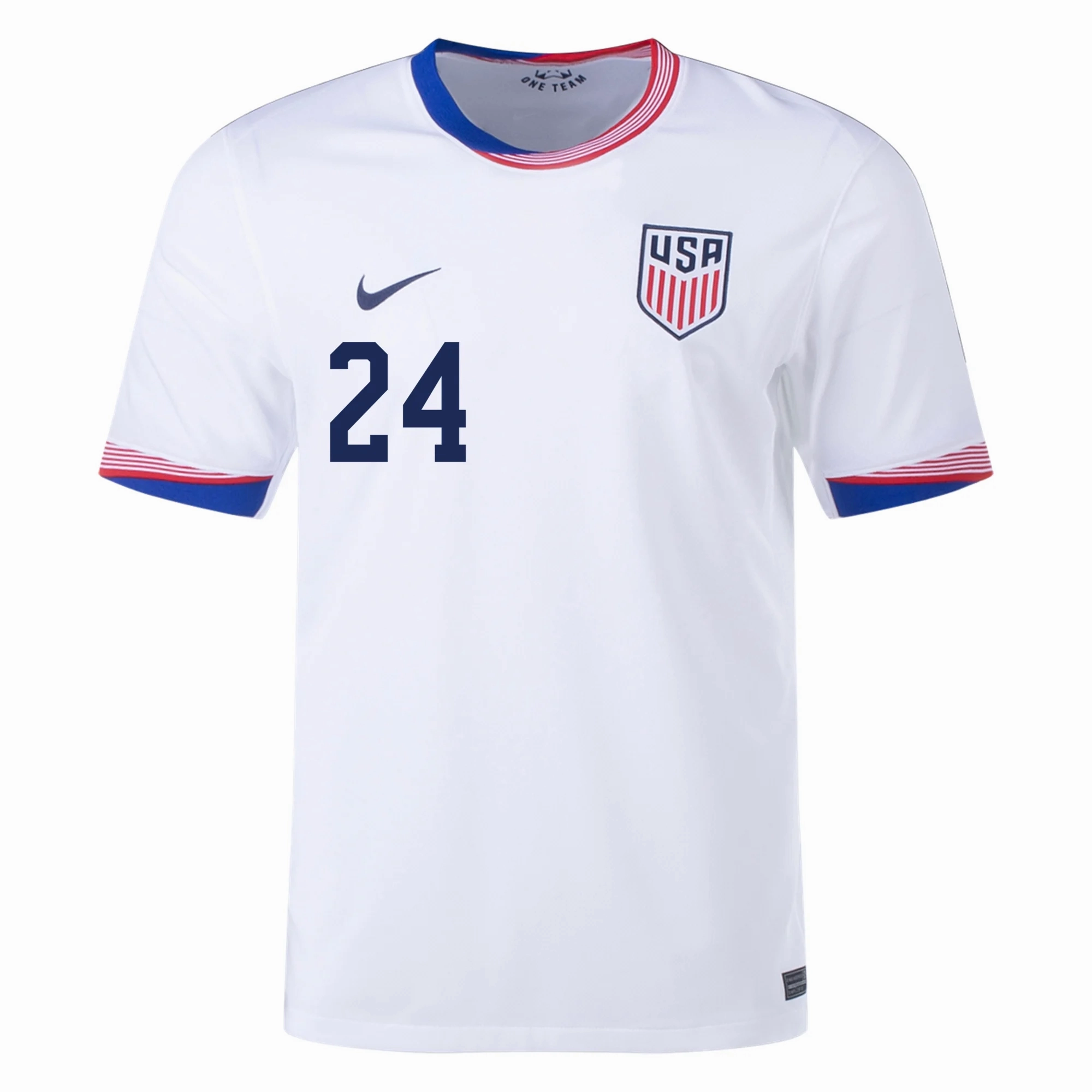 Comfortable Inner Lining Nike United States Josh Sargent Home Jersey 24/25 (White)