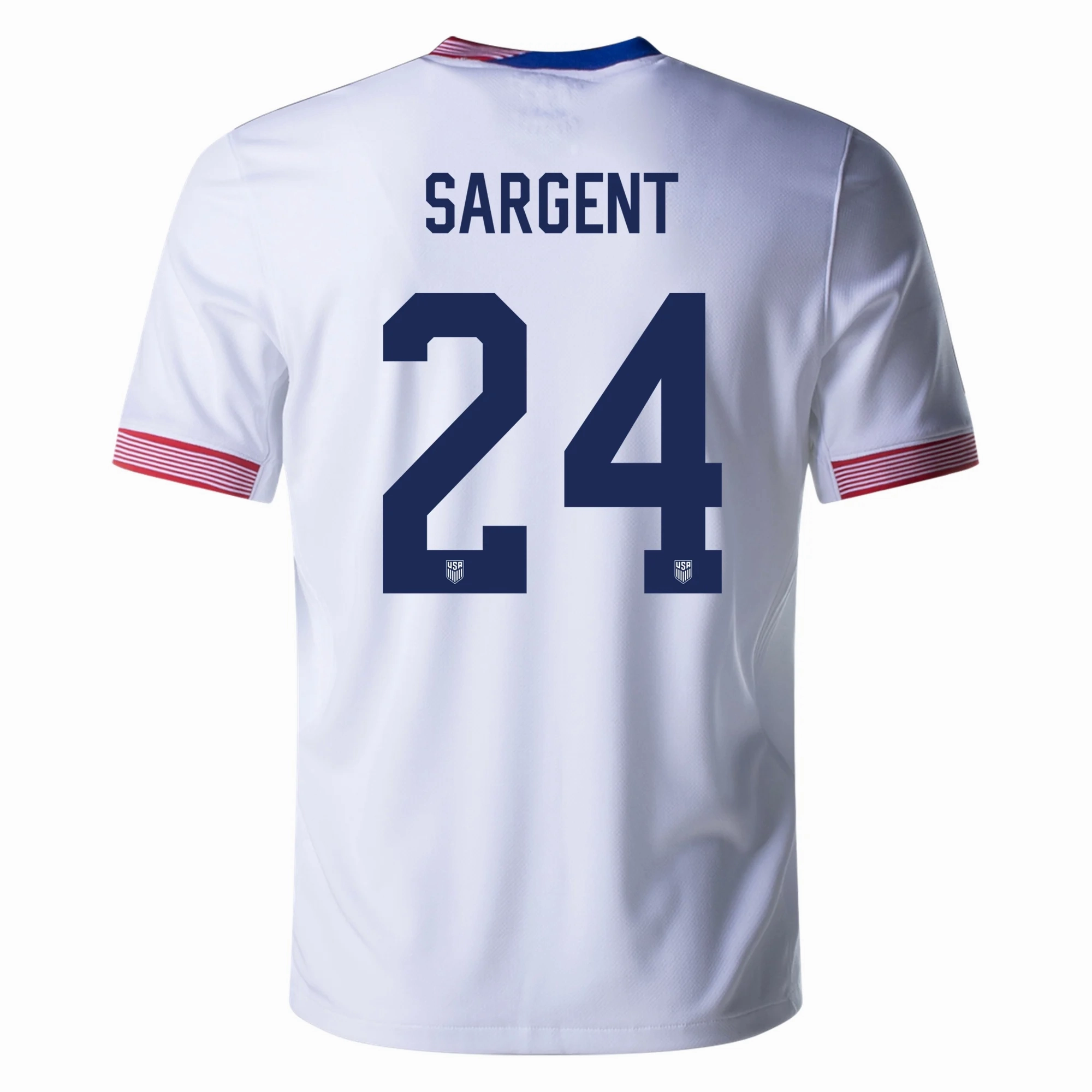 Team Vibe dry surface Nike United States Josh Sargent Home Jersey 24/25 (White)