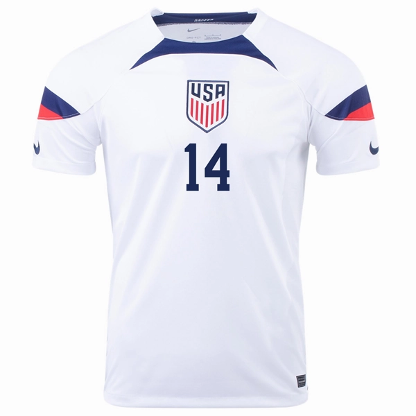 Nike United States Luca De La Torre Home Jersey 22/23 (White/Loyal Blue) No Pressure