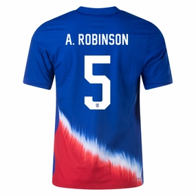 Simple Aesthetic Nike United States Match Authentic Antonee Robinson Away Jersey 24/25 (Old Royal/Sport Red/White)