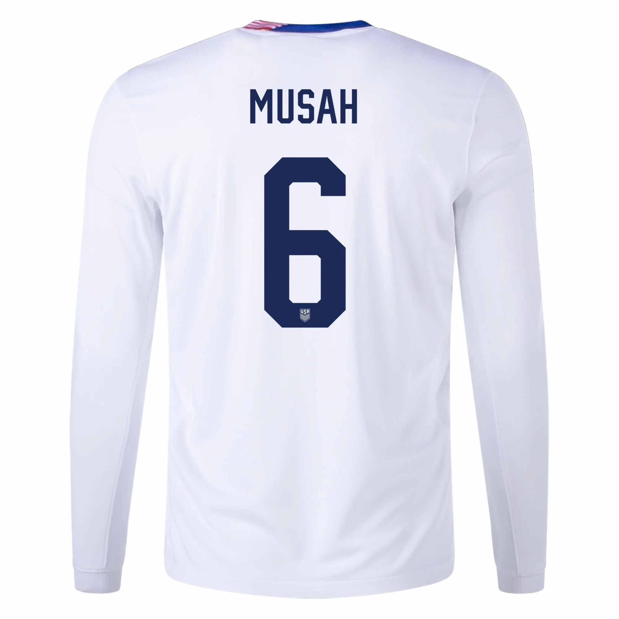 Daily Comfort Nike United States Yunus Musah Long Sleeve Home Jersey 24/25 (White)