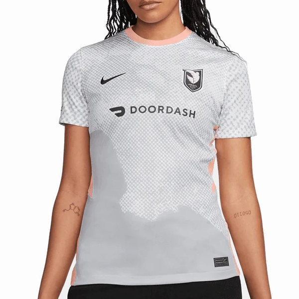 Base Move Sleek Look Nike Womens Angel City Away Jersey 22/23 (White/Wolf Grey/Dark Smoke Grey)