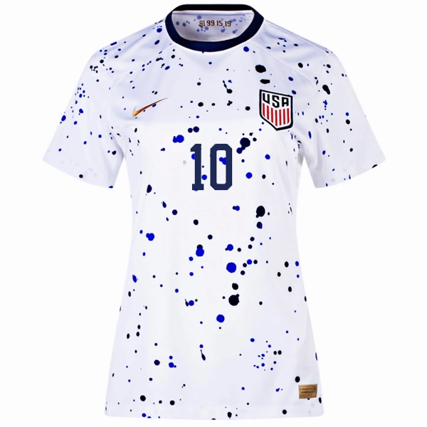 Nike Womens United States Christian Pulisic Home Jersey 23/24 (White/Loyal Blue) Action Gear