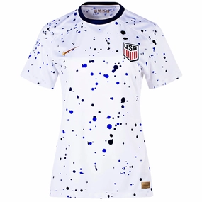 Nike Womens United States Home Jersey 23/24 (White/Loyal Blue) Sleek Look Quick Flex