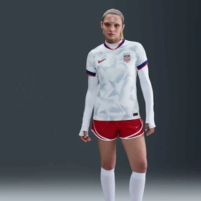 Nike Womens USA 25/26 Home 4 Star Match Authentic Jersey 101 (White/Rush Blue/Challenge Red) Air Control