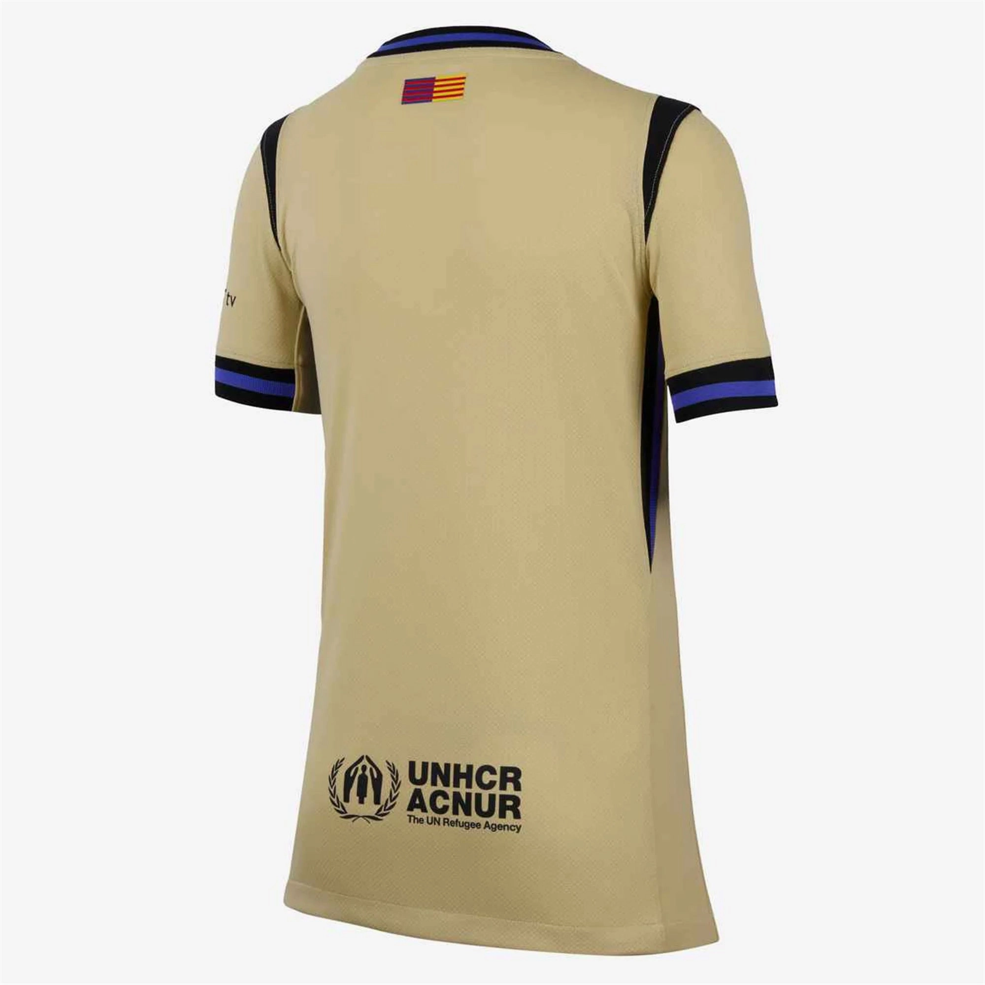 Athlete Focus Smart Motion Nike Youth FC Barcelona Away Jersey 25/26 (Team Gold/Persian Violet/Black)