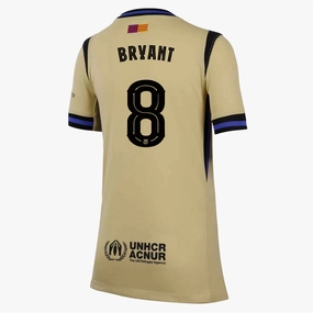 Nike Youth Kobe Bryant FC Barcelona Away Jersey 25/26 (Team Gold/Persian Violet/Black) Comfort Driven Temperature Regulating Technology