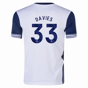 Nike Youth Tottenham Ben Davies Home Jersey 24/25 (White/Navy) Dynamic Texture