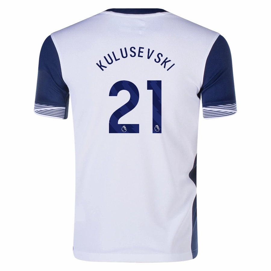 Outdoor Essentials Nike Youth Tottenham Dejan Kulusevski Home Jersey 24/25 (White/Navy)