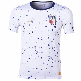Game Ready Nike Youth United States 4 Star Home Jersey 23/24 (White/Loyal Blue)