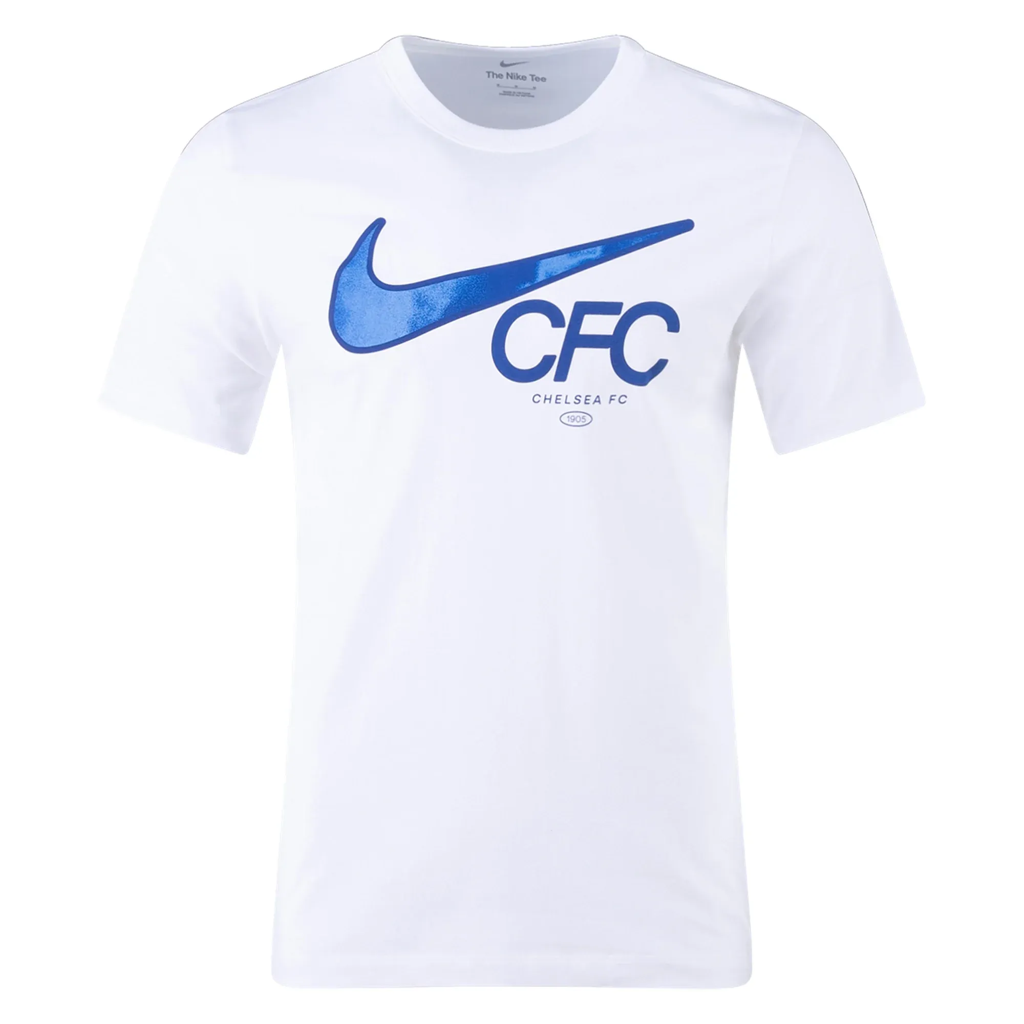 Niken Chelsea Swoosh T-Shirt 24/25 (White) Breathable Style Sleek Design