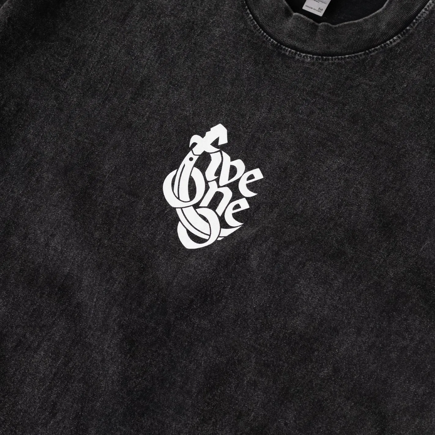 Layerable Look Nineties Tee (Mineral Wash Black)