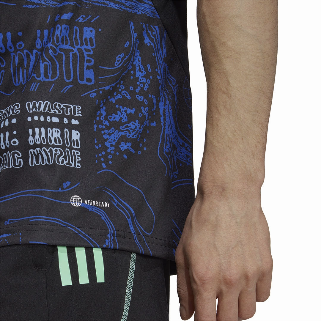 Slim Fit Design adidas - Men's Tiro Graphic Jersey (HR4210)