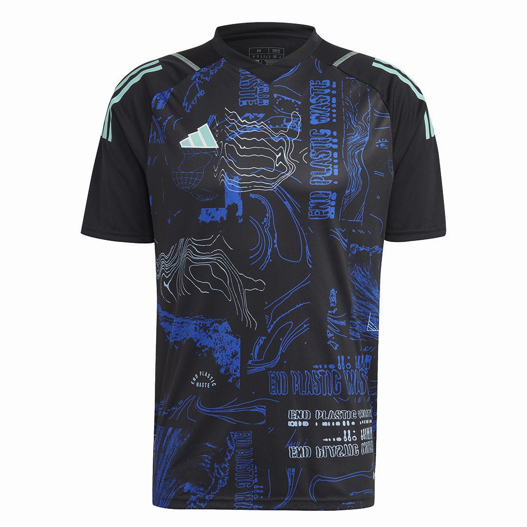 adidas - Men's Tiro Graphic Jersey (HR4210) Friction Free Zipper Guard Breath Fit