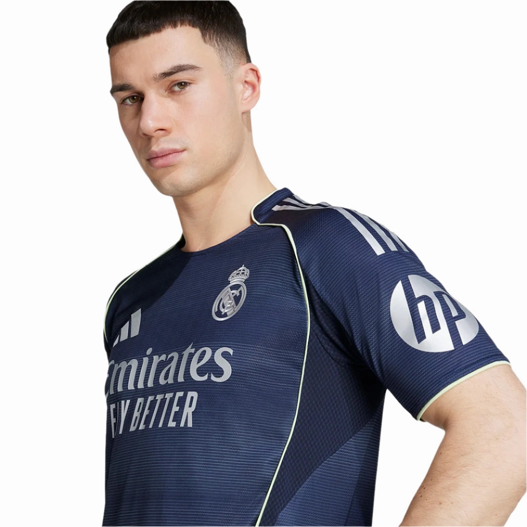 adidas F. Mendy Real Madrid 25/26 Away Jersey w/ Champions League Patches (Legend Ink) Ultra Soft Texture Layered Thermal Protection