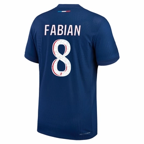 Speed Fit Sweat Ready Nike Paris Saint-Germain Match Authentic Fabi??n Ruiz Home Jersey 24/25 (Midnight Navy/White)