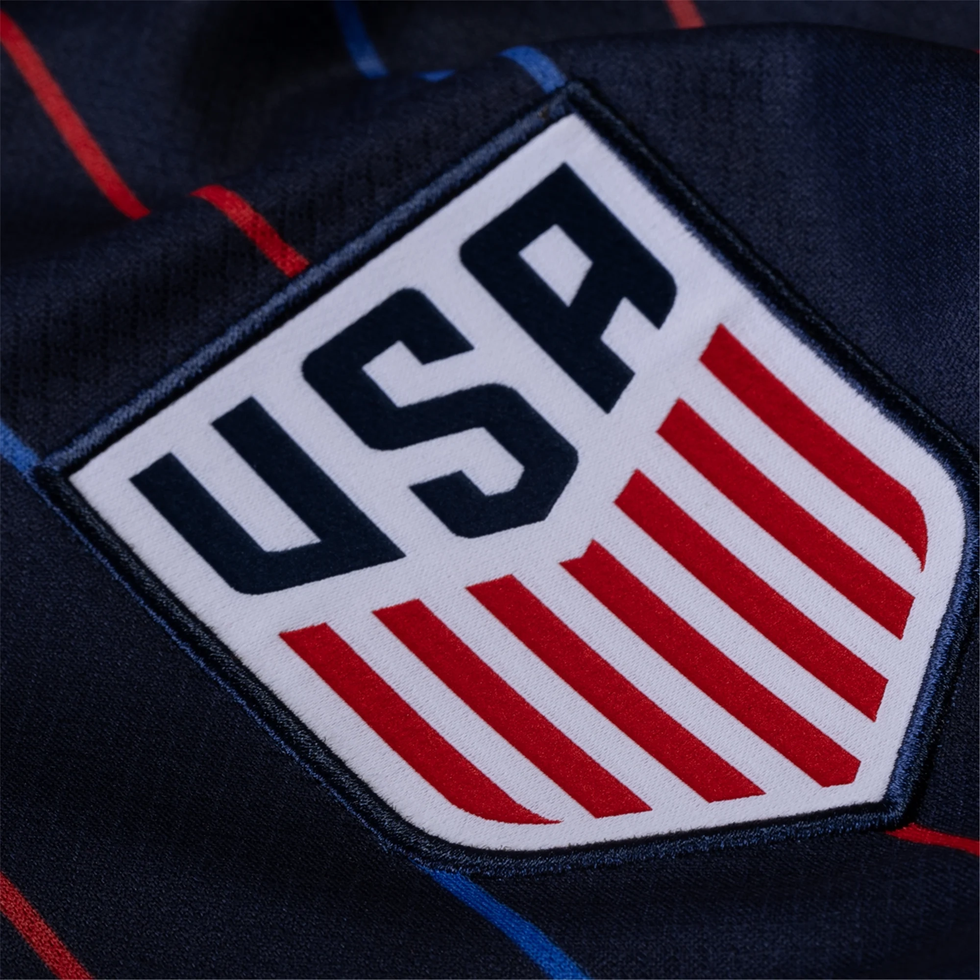 Relaxed Fit Nike United States Away Jersey 25/26 (Obsidian/Challenge Red)