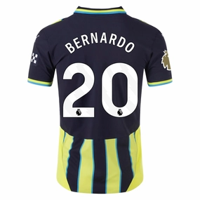 weekend run Abrasion Free Design Puma Manchester City Authentic Bernardo Silva Away Jersey w/ EPL   Club World Cup Patch 24/25 (New Navy/Yellow Glow)