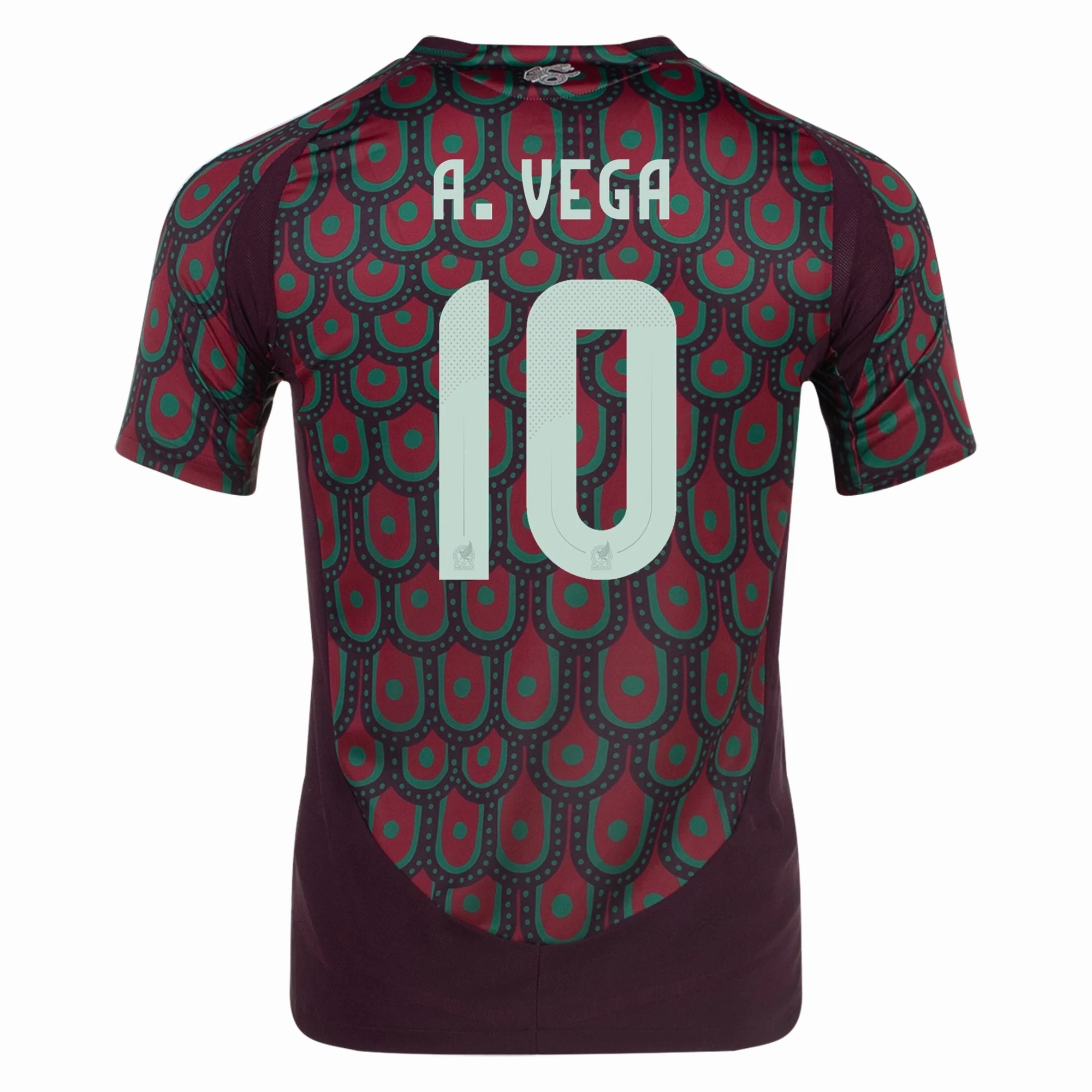 adidas Mexico Authentic Alexis Vega Home Jersey 24/25 (Multicolor) Hypoallergenic Processing Reinforced Hemline