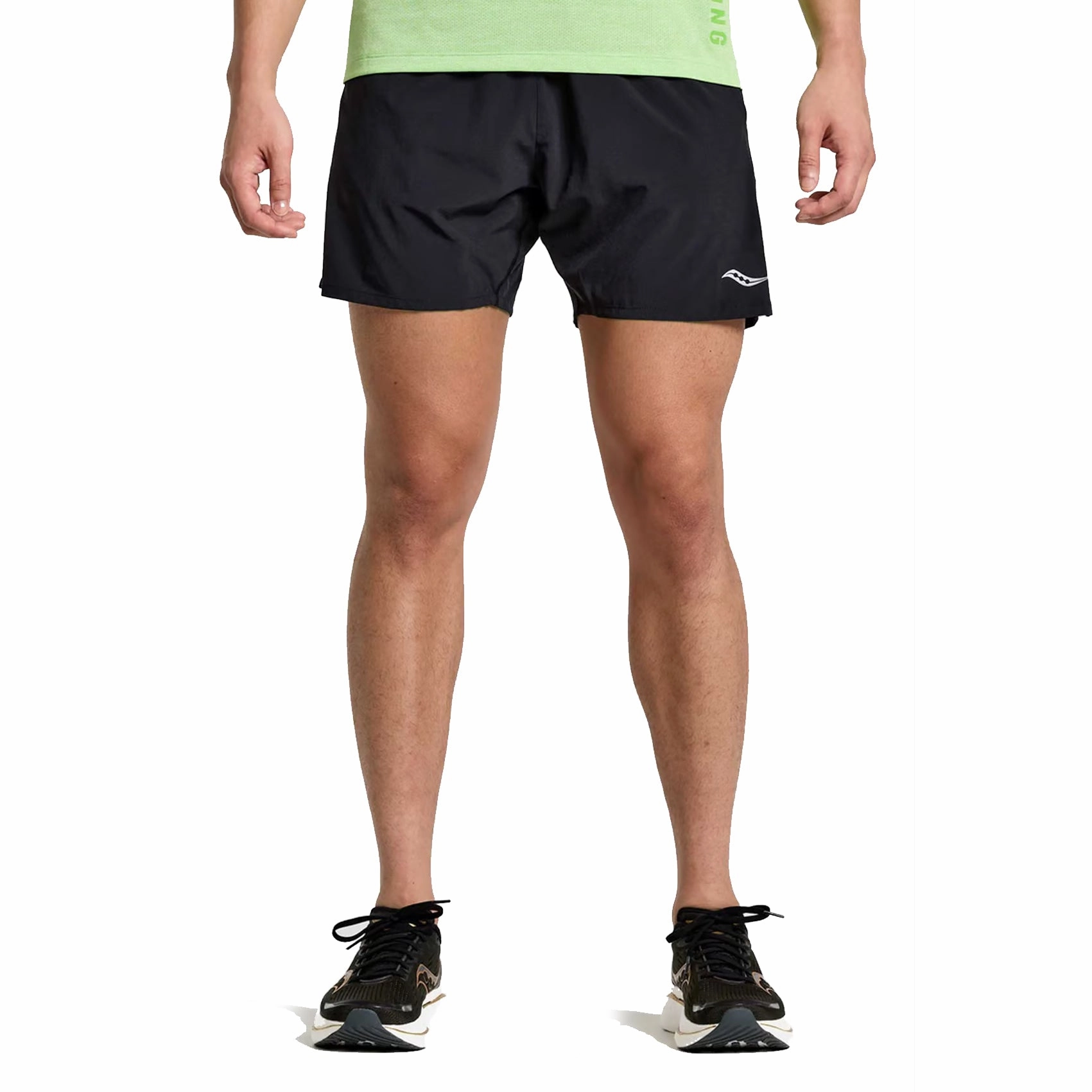 Mens Saucony Outpace 5 Inch Shorts Reflective accents