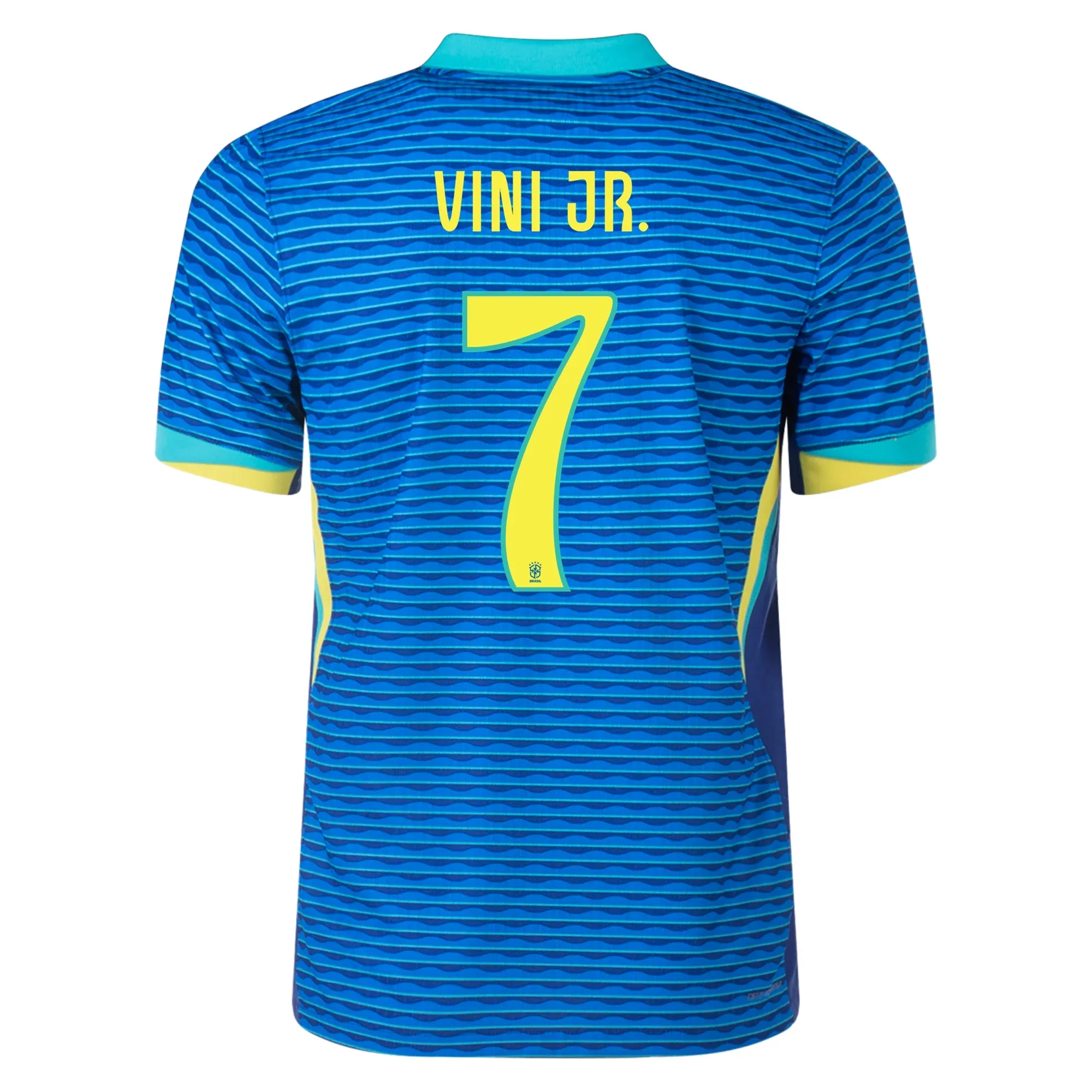 Recycled Material Options Nike Brazil Authentic Vini Jr. Away Jersey 24/25 Soar/Dynamic Yellow)