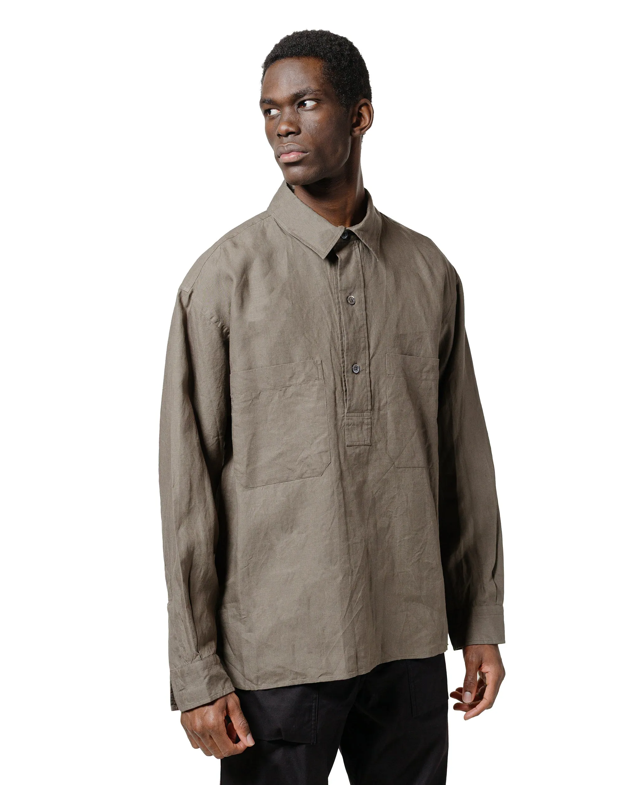 Margaret Howell Archive Overhead Shirt Shirting Linen Bay Youthful Vibe Sustainable Dye Process