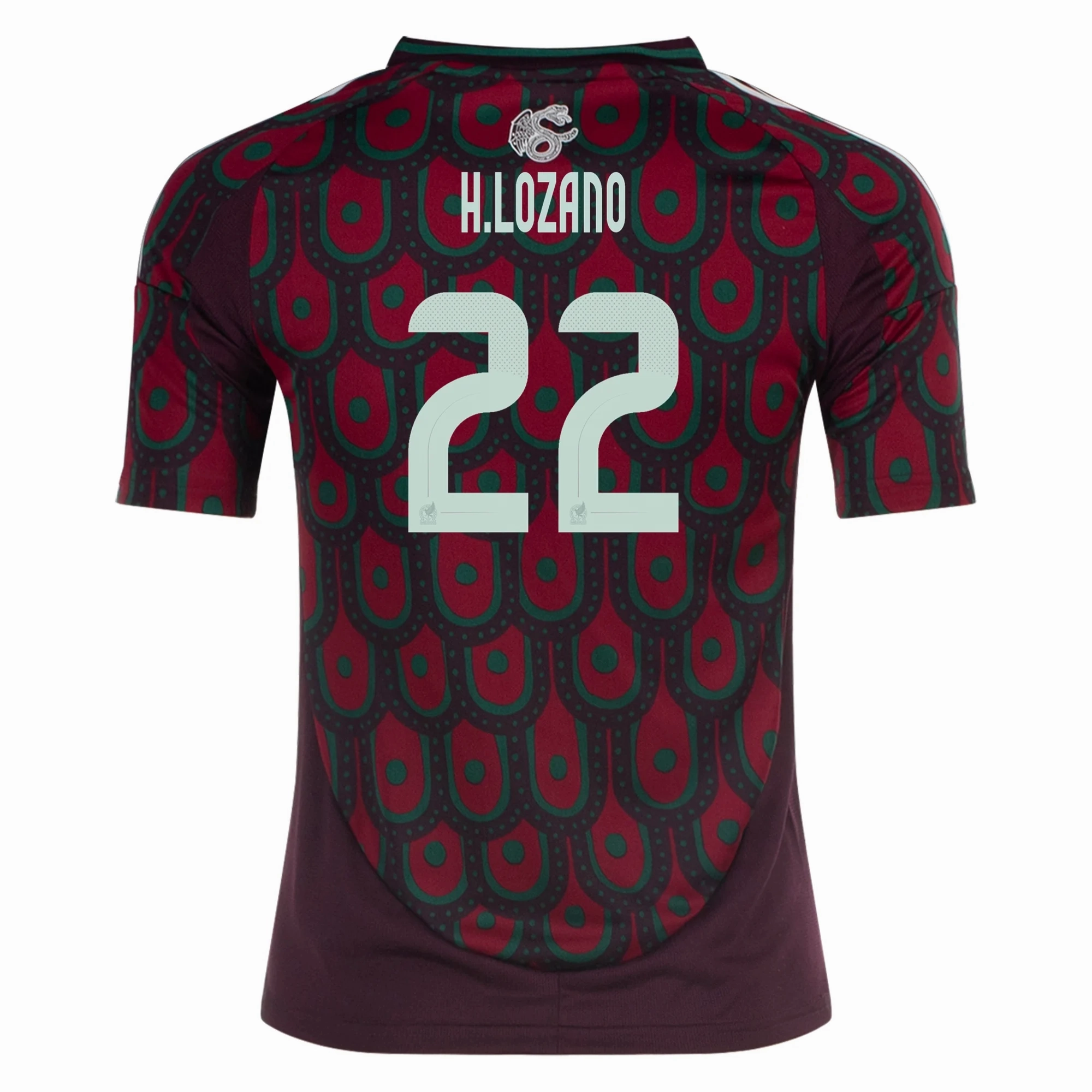sporty wear adidas Youth Mexico Hirving Lozano Home Jersey 24/25 (Multicolor)
