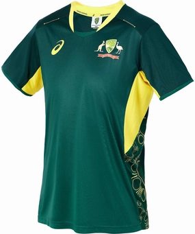 Men's Cricket Australia Replica T20 Shirt Seam Free Engineering Base Comfort