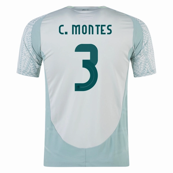 Core Support Quick Release Fastening adidas Mexico Cesar Montes Away Jersey 24/25 (Linen Green)