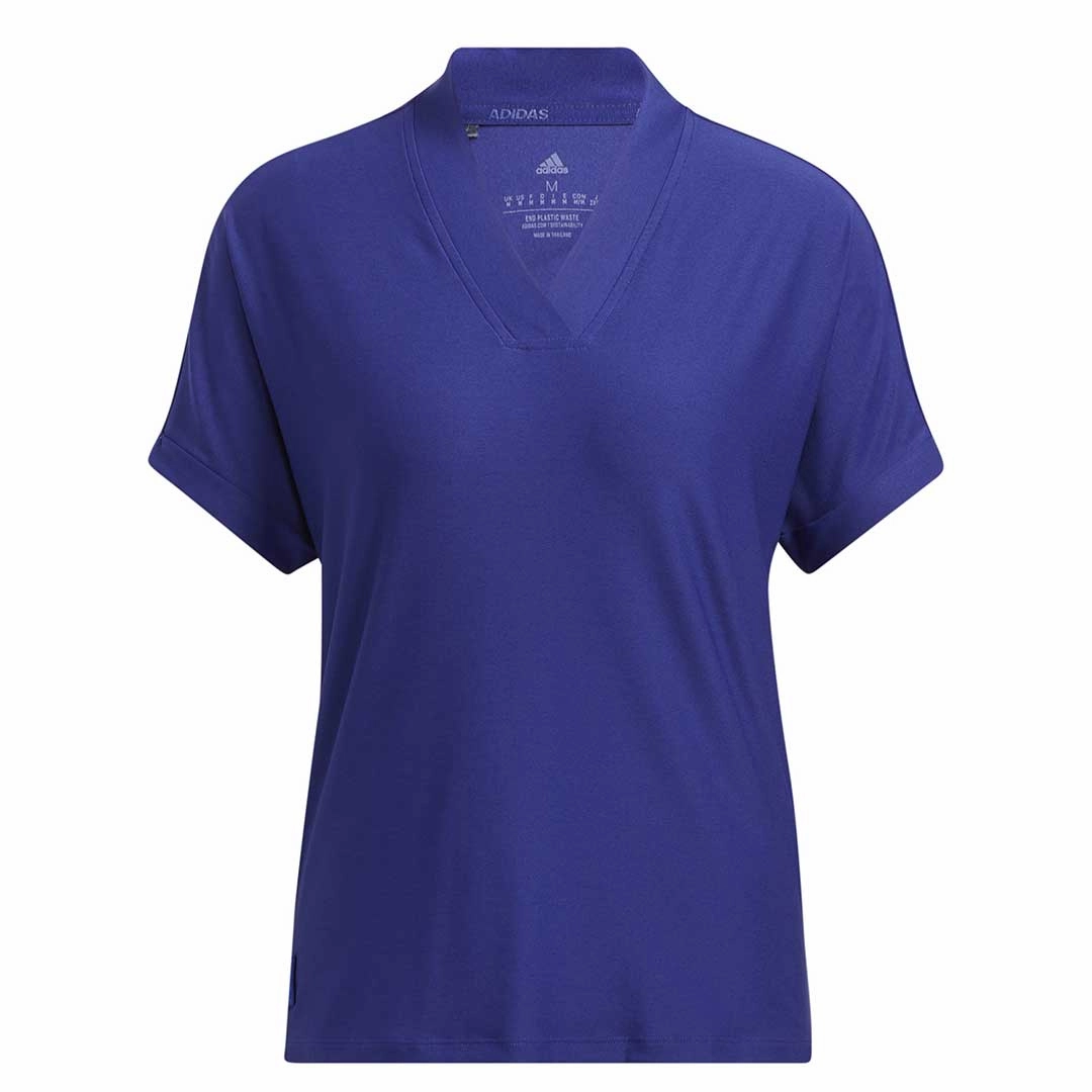 Rapid Evaporation Build Double Stitched Edges adidas - Women's Go-To Short Sleeve Polo (HA6043)