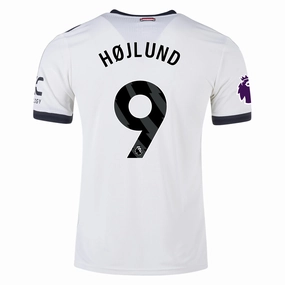 adidas Manchester United Rasmus H?jlund Authentic Third Jersey w/ EPL Patch 24/25 (Off White) Breath Flow Lightweight Thermal Regulation