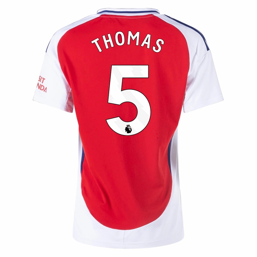 Non Irritating Seams adidas Womens Arsenal Thomas Partey Home Jersey 24/25 (Better Scarlet/White)