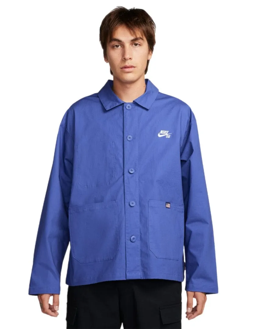 Skin Hug Soft Jacket Nike SB Olympic Chore Jacket - Astronomy Blue