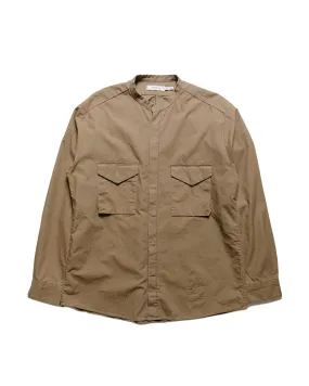 Fashion Statement Subtle design nonnative Trooper L/S Shirt Cotton Ripstop Light Brown