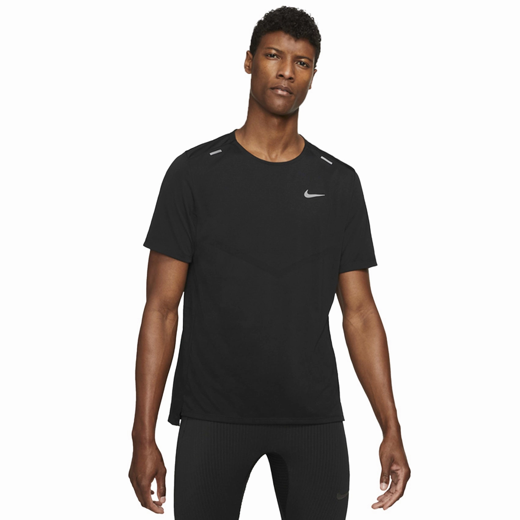 Mens Nike Dri-FIT Rise 365 Tee SoftenedTexturedWeave