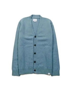 Norse Projects Adam Lambswool Light Stone Blue Cold Ready