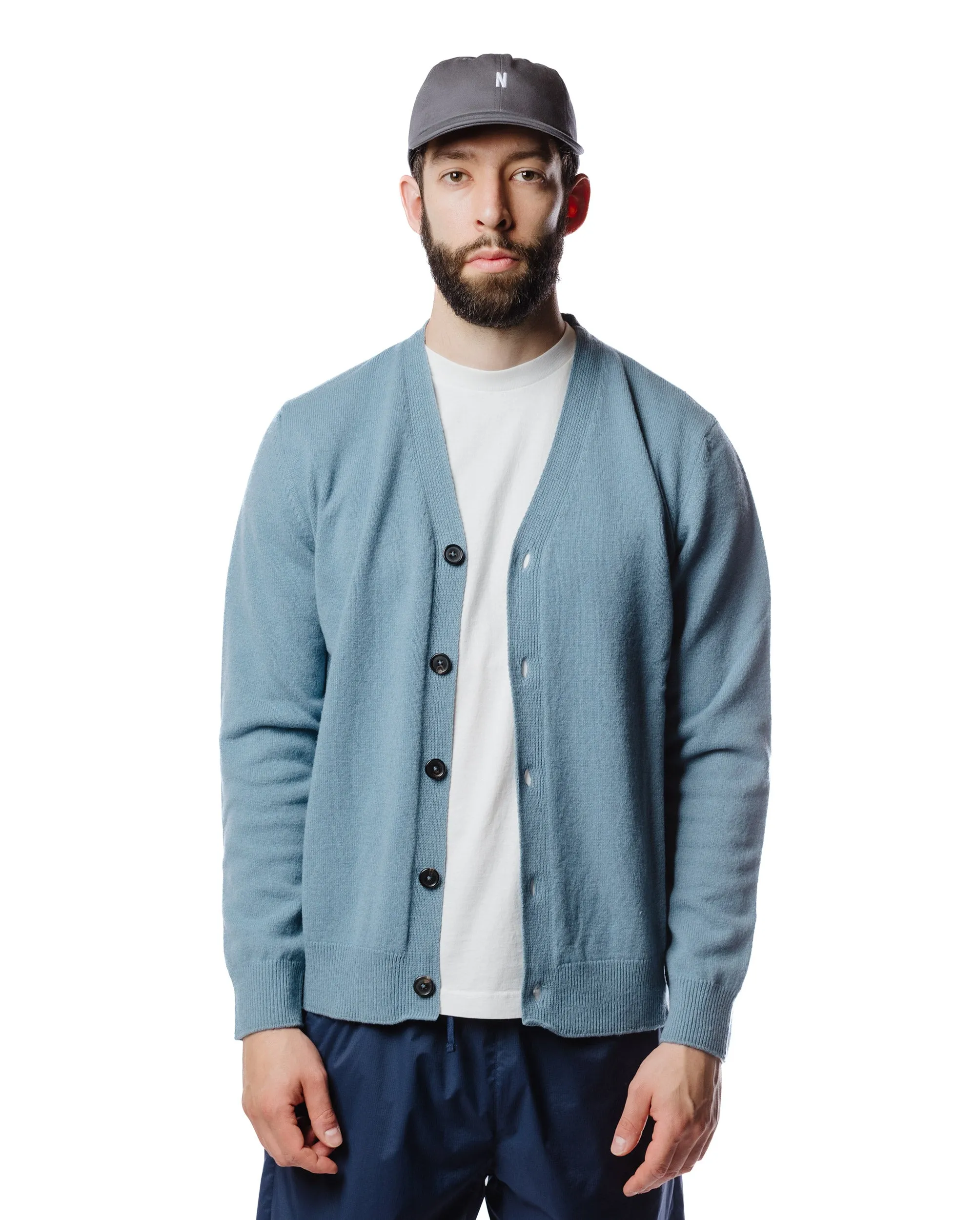 product stock Norse Projects Adam Lambswool Light Stone Blue