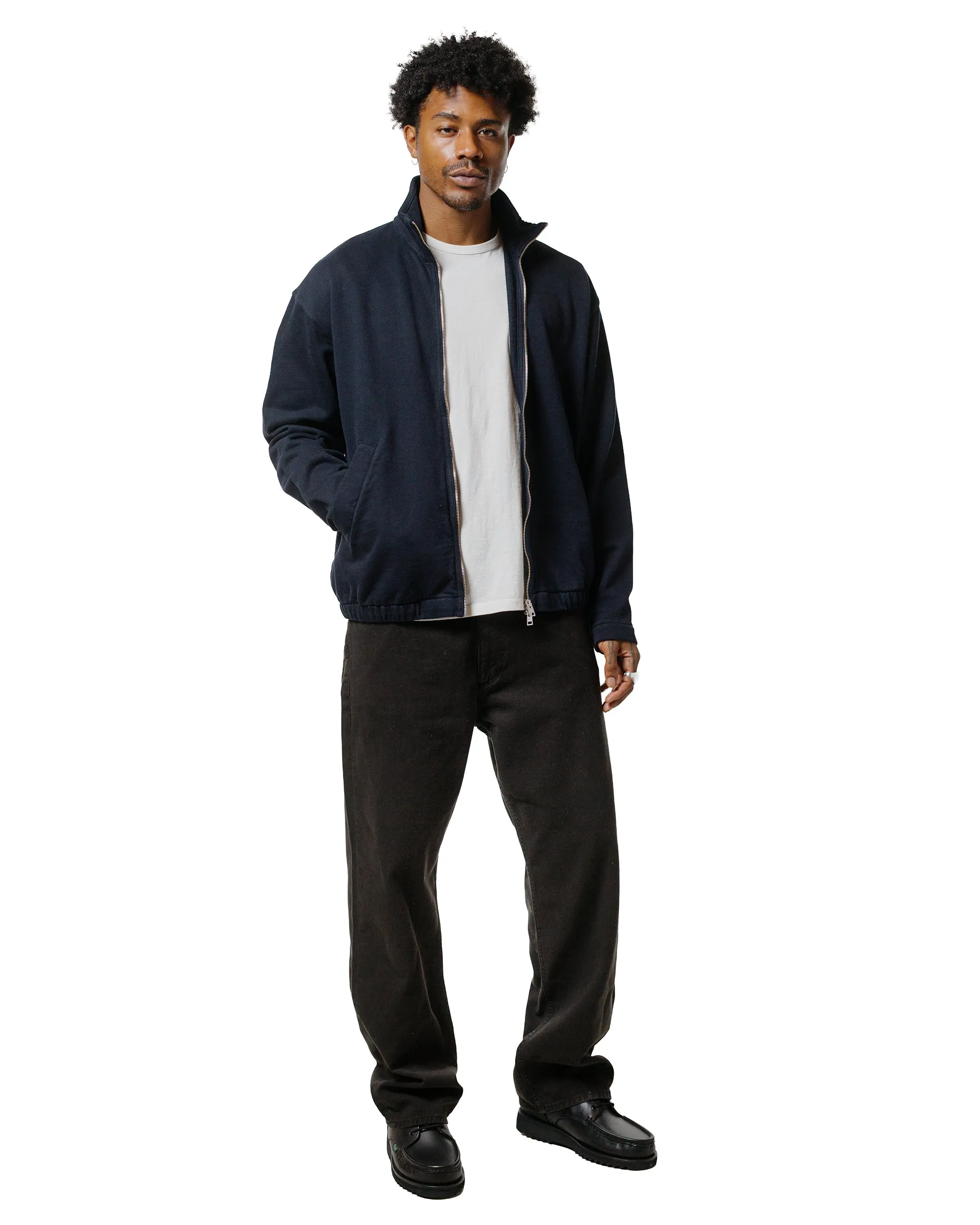 Daily Use Norse Projects Bjorn Relaxed Organic Loopback Track Jacket Dark Navy