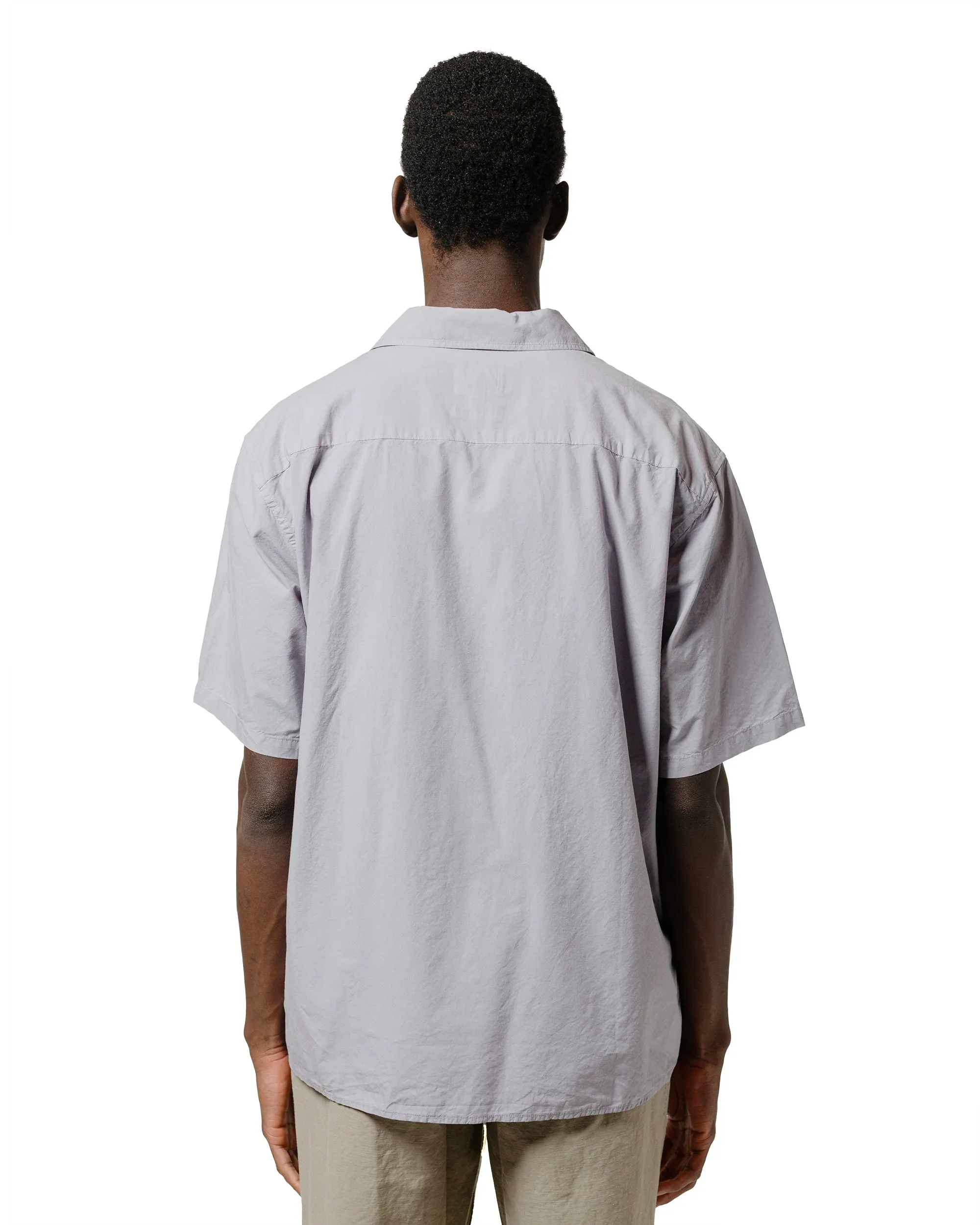 Norse Projects Carsten Cotton Tencel Shirt Crocus Purple Ventilated Back