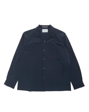 Eye-Catching Pattern Norse Projects Carsten Travel Light Shirt LS Dark Navy