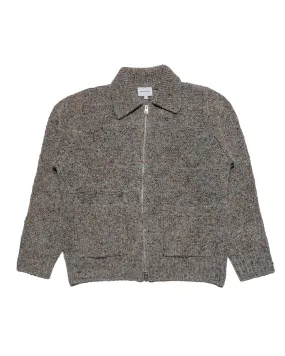 Norse Projects Erik Donegal Diamond Jacket Grey Melange Comfy All Day product twill durability